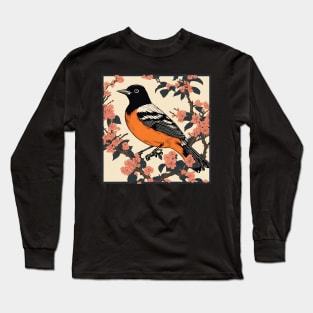 Vintage Baltimore Orioles Orchard Oriole Bird Long Sleeve T-Shirt